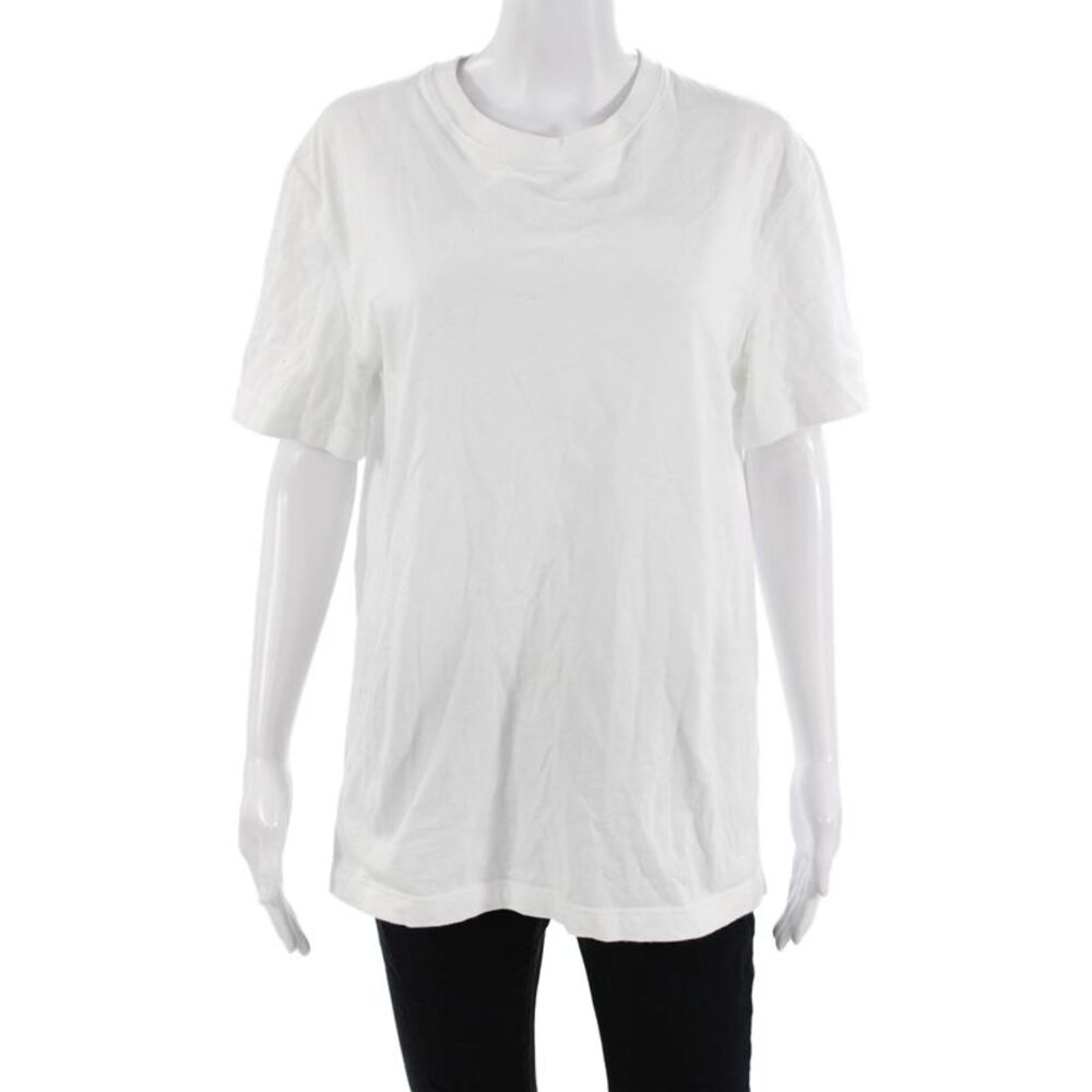J Crew Mens Cotton White Crew Neck Short Sleeve T Shirt Size S